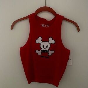 Red Paul Frank Tank Top - Size S